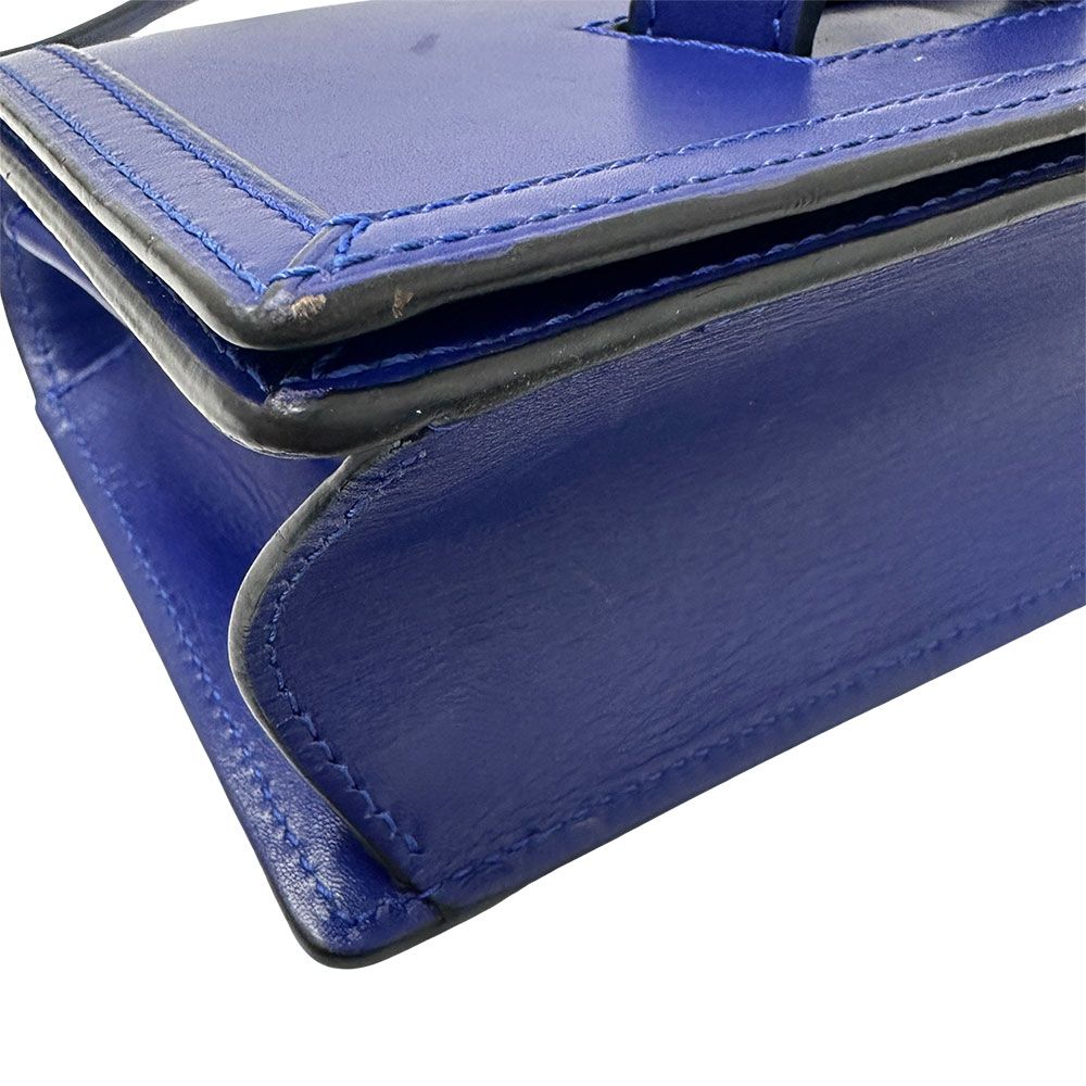 Loewe Shoulder Bag Leather Barcelona Blue — view 4