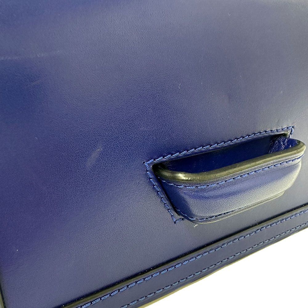 Loewe Shoulder Bag Leather Barcelona Blue — view 8