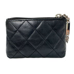 Chanel Wallet Coin Case CC Logo Lambskin Cambon Black — view 2