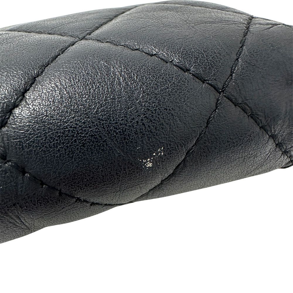 Chanel Wallet Coin Case CC Logo Lambskin Cambon Black — view 3