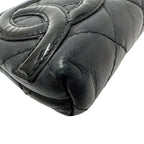 Chanel Wallet Coin Case CC Logo Lambskin Cambon Black — view 5