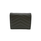 Saint Laurent Stitch Trifold Wallet Gray — view 2