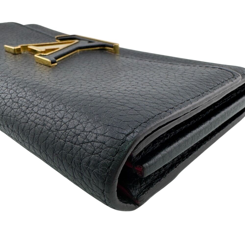 Louis Vuitton Portefeuille Capucines Long Wallet Black — view 6