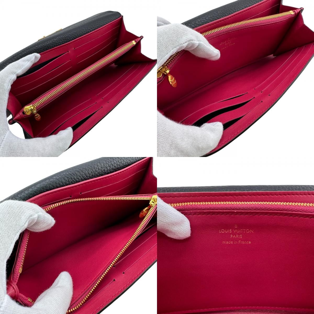 Louis Vuitton Portefeuille Capucines Long Wallet Black — view 8
