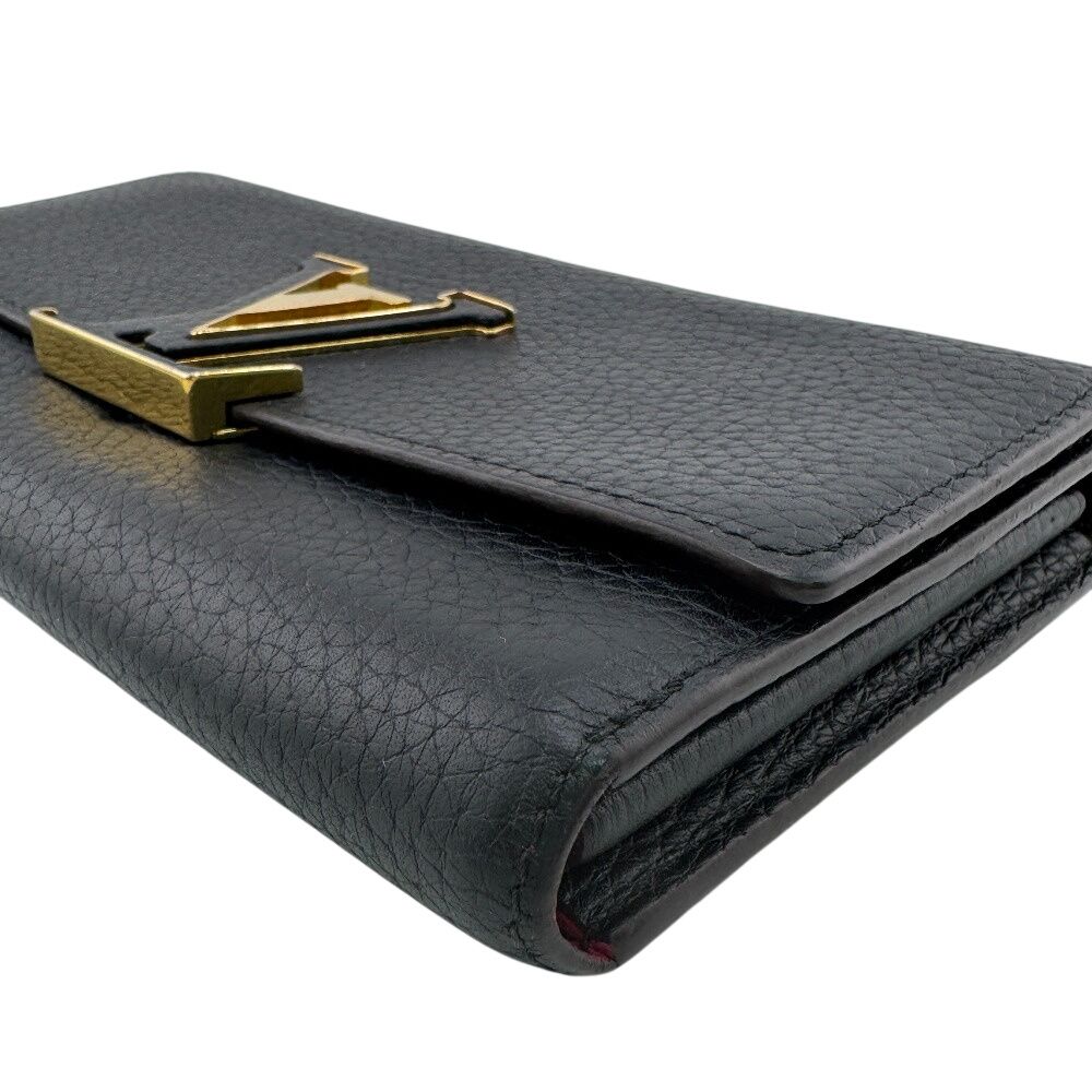 Louis Vuitton Portefeuille Capucines Long Wallet Black — view 4