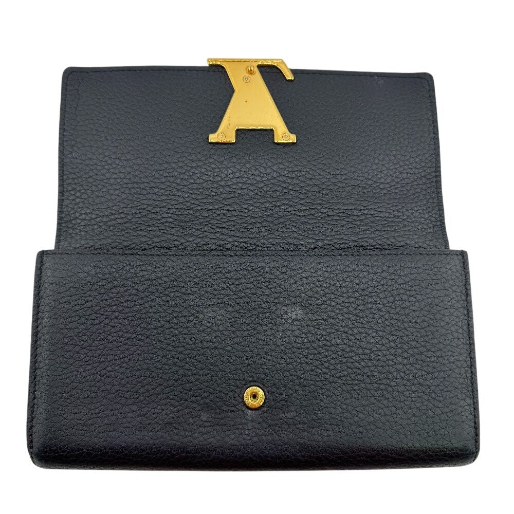 Louis Vuitton Portefeuille Capucines Long Wallet Black — view 7