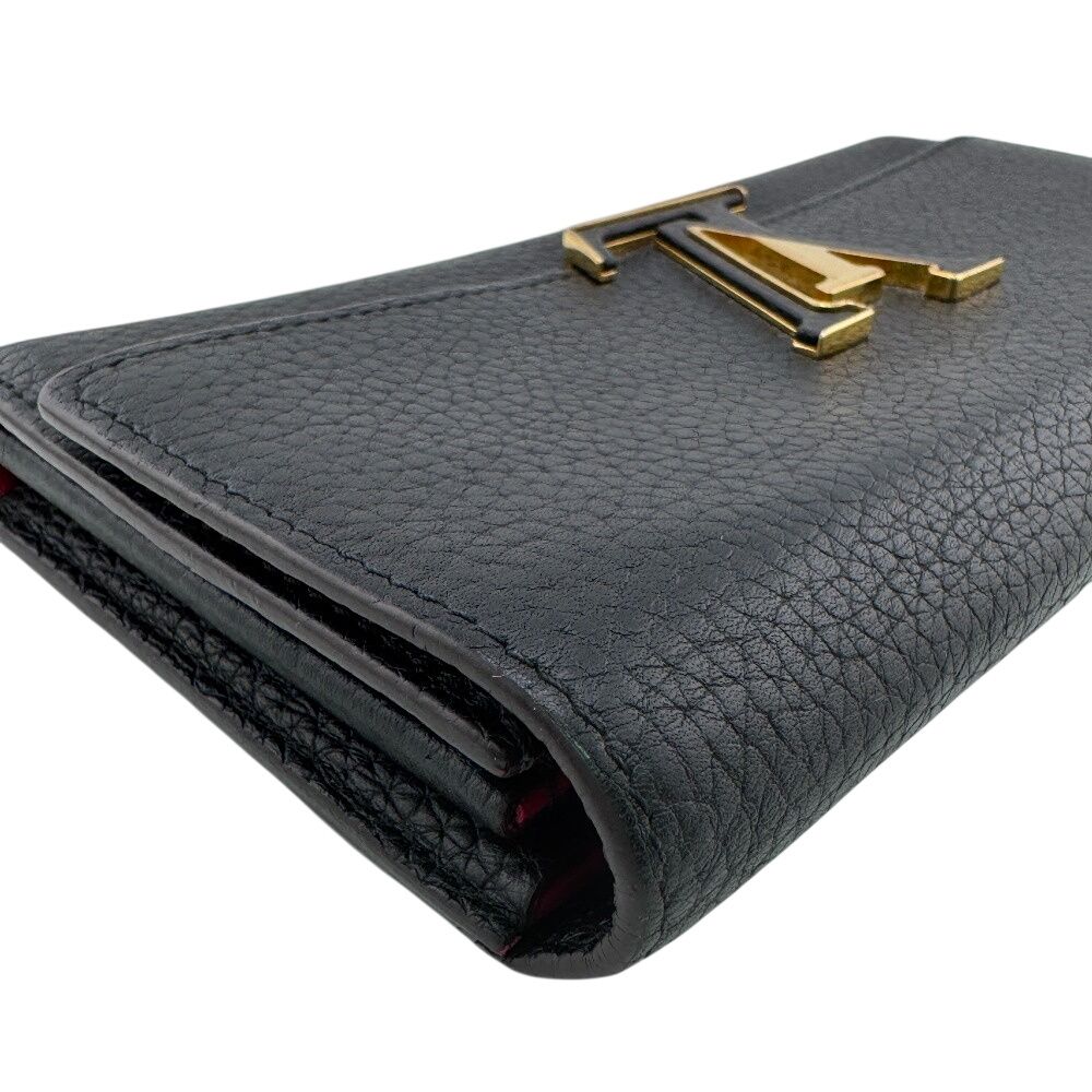 Louis Vuitton Portefeuille Capucines Long Wallet Black — view 3