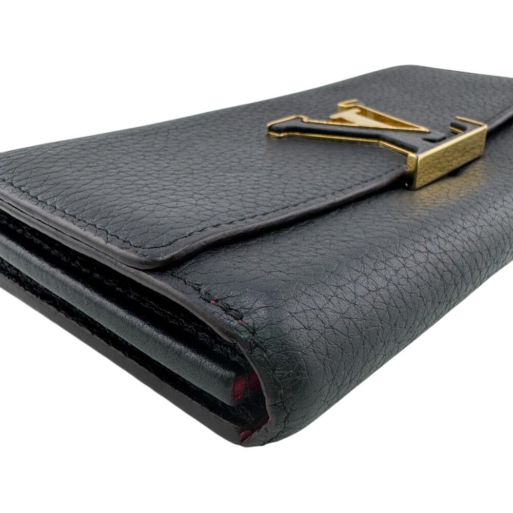 Louis Vuitton Portefeuille Capucines Long Wallet Black — view 5