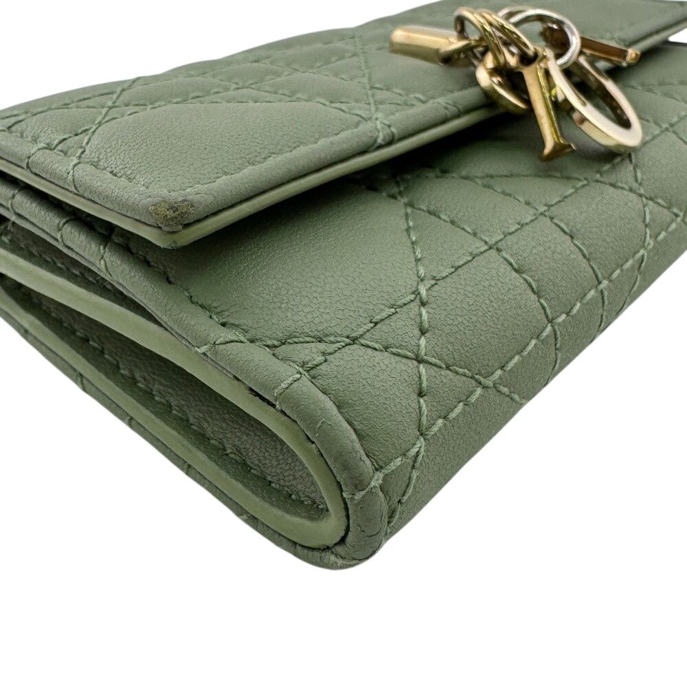 Dior Gricine Wallet Bifold Green — view 5