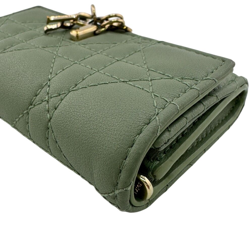 Dior Gricine Wallet Bifold Green — view 6