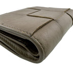 Bottega Veneta Compact Wallet Bifold Brown — view 5