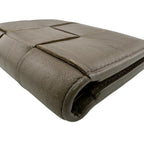Bottega Veneta Compact Wallet Bifold Brown — view 4