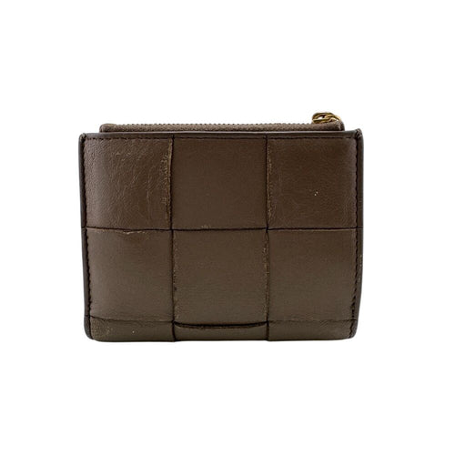 Bottega Veneta Compact Wallet Bifold Brown — view 2