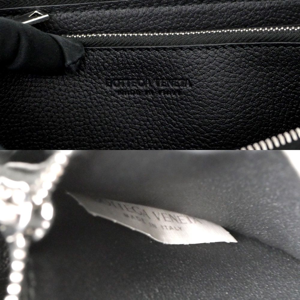 Bottega Veneta Tre Zip Around Wallet Long Black — view 8