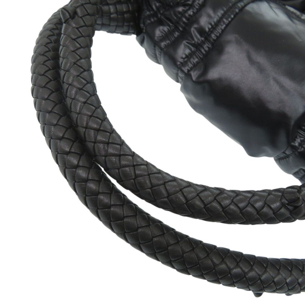 Fendi Mont Cles Spy Bag Nylon Leather Black Handbag — view 6