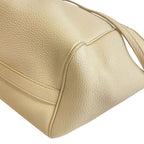 Celine 2-Way Tote Hand Small Fold Cover Shoulder Bag Beige — view 4