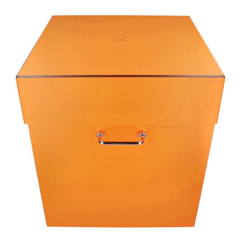 Hermes Equipages D'herms Cork Stool Large Model Leather — view 5