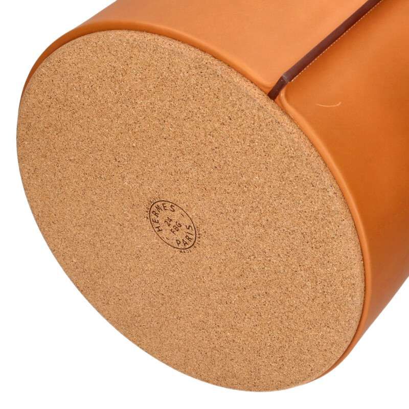 Hermes Equipages D'herms Cork Stool Large Model Leather — view 4
