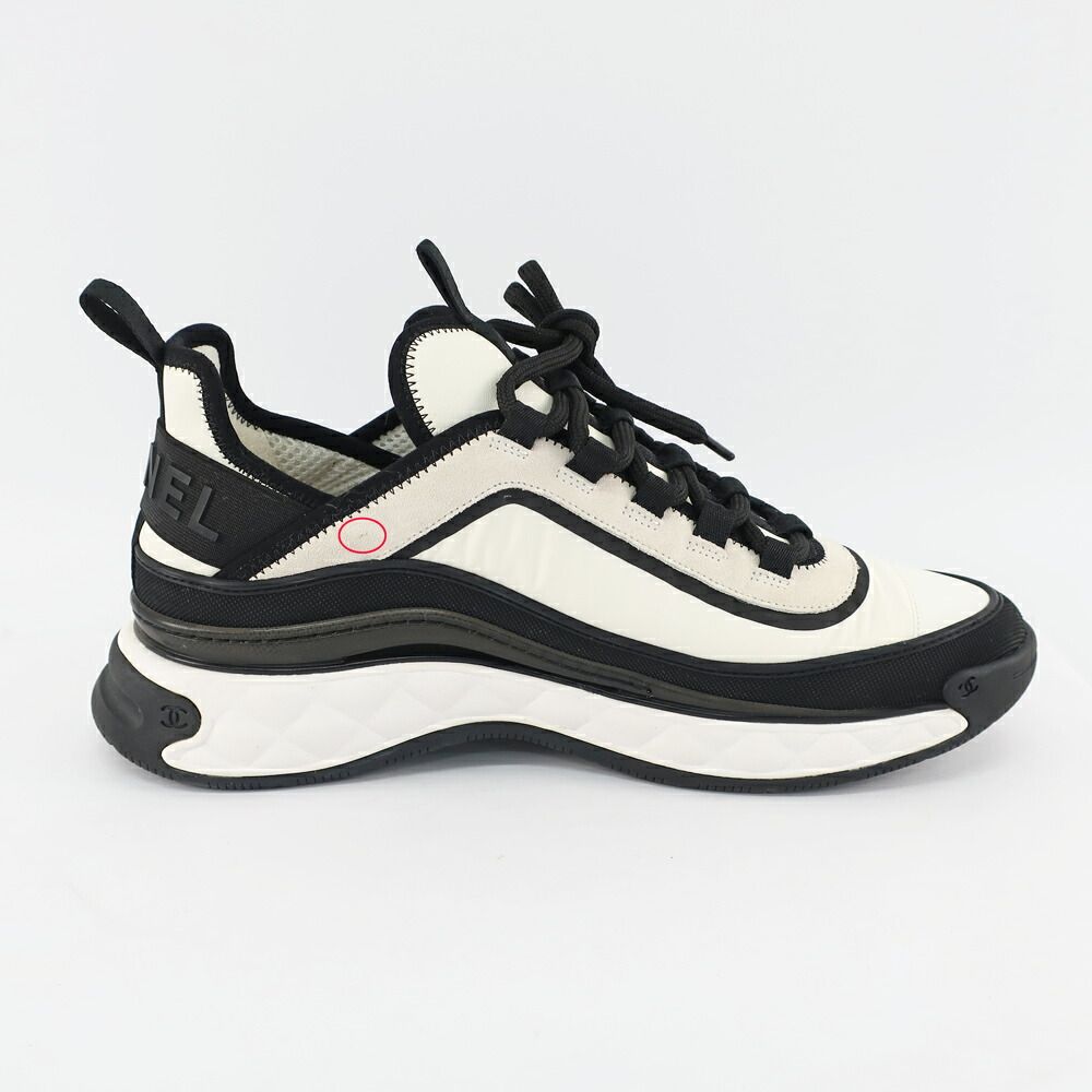 Chanel Sneakers 43 White Black Coco — view 2