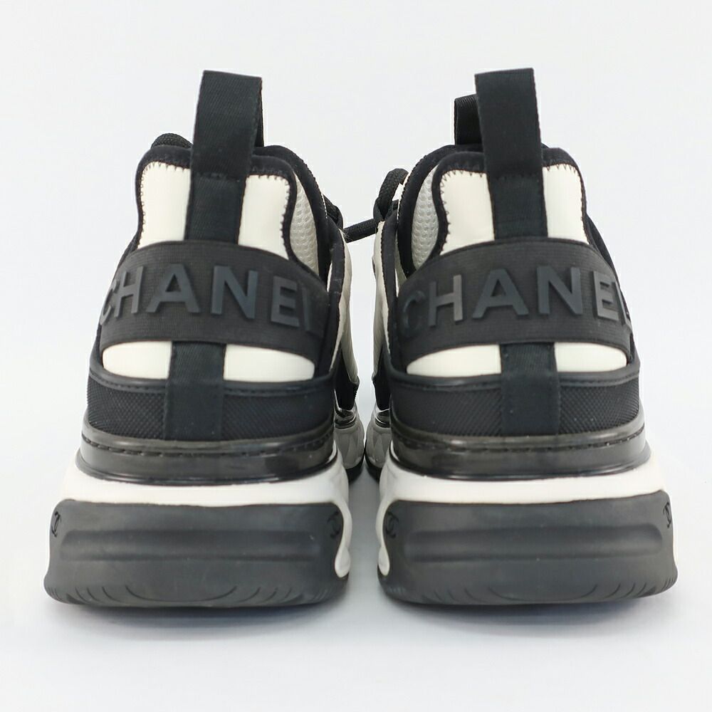 Chanel Sneakers 43 White Black Coco — view 5