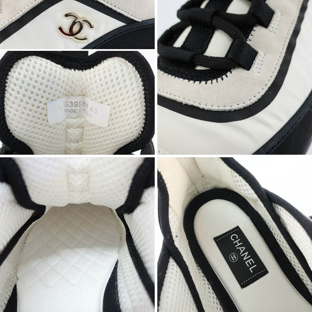 Chanel Sneakers 43 White Black Coco — view 8