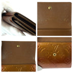 Louis Vuitton Monogram Vernis Porte Monet Billets Cult Cles Bronze Brown Enamel — view 7