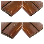 Louis Vuitton Monogram Vernis Porte Monet Billets Cult Cles Bronze Brown Enamel — view 3