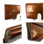 Louis Vuitton Monogram Vernis Porte Monet Billets Cult Cles Bronze Brown Enamel — view 6