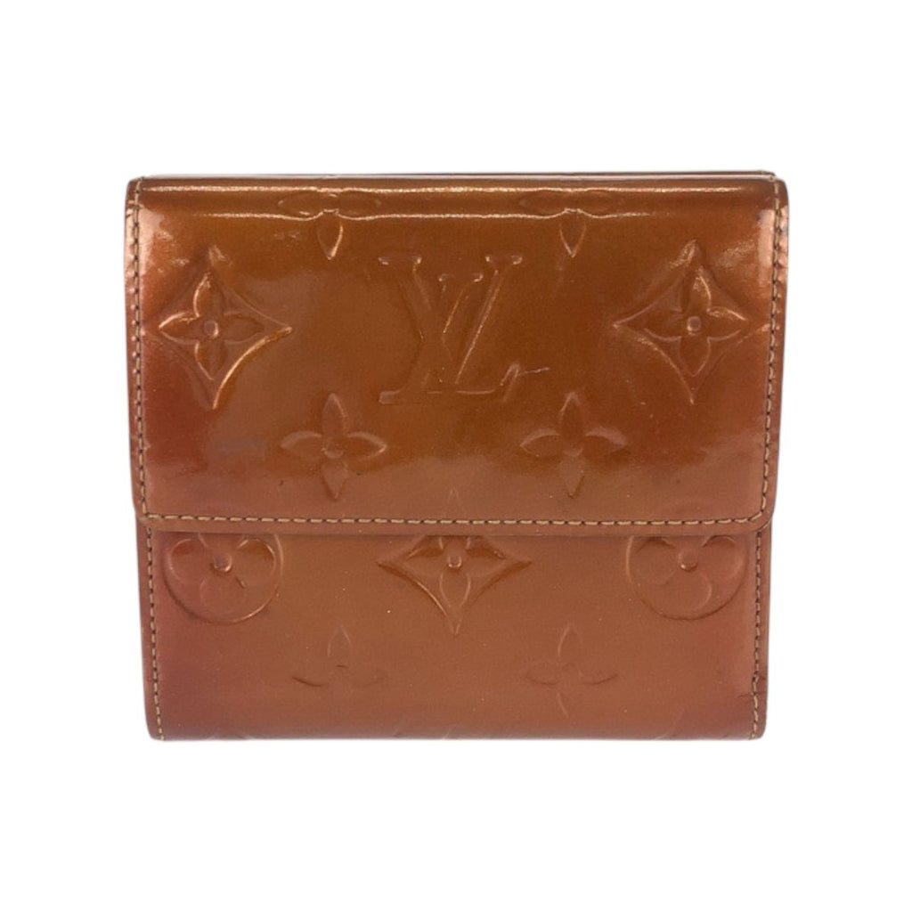 Louis Vuitton Monogram Vernis Porte Monet Billets Cult Cles Bronze Brown Enamel — view 2
