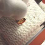 Hermes Pop Mini Metal New Gold Earrings — view 5