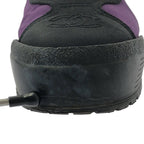 Chanel CC Logo Bicolor Low Cut Sneakers 36 Purple Black — view 9