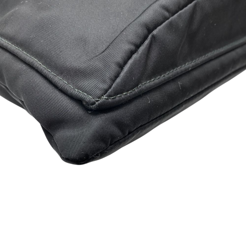 Prada Clutch Pouch Multi Case Triangle Logo Nylon Black — view 3