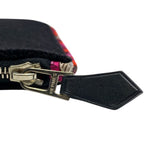 Hermes Silk in Pouch Flat Multi Case Felt Black Silver — view 5