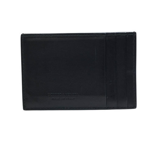 Bottega Veneta Cassette Card Case Leather Black — view 2