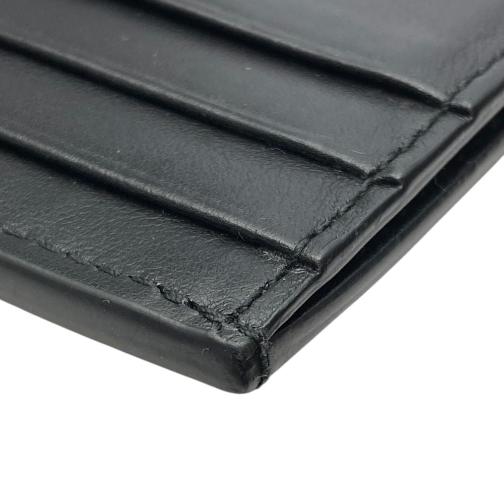 Bottega Veneta Cassette Card Case Leather Black — view 4