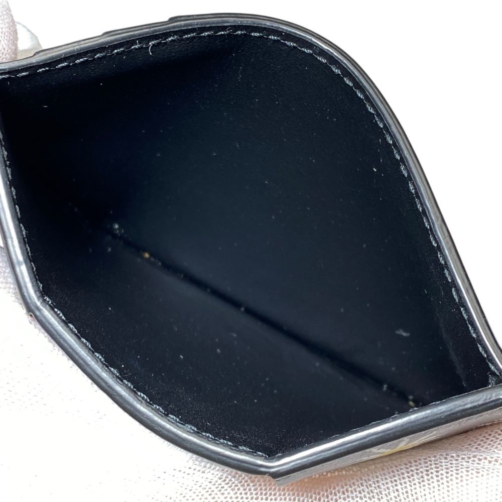 Bottega Veneta Cassette Card Case Leather Black — view 5