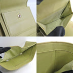 Chanel Quilted Small Flap Wallet Pistachio Green Lambskin — view 8