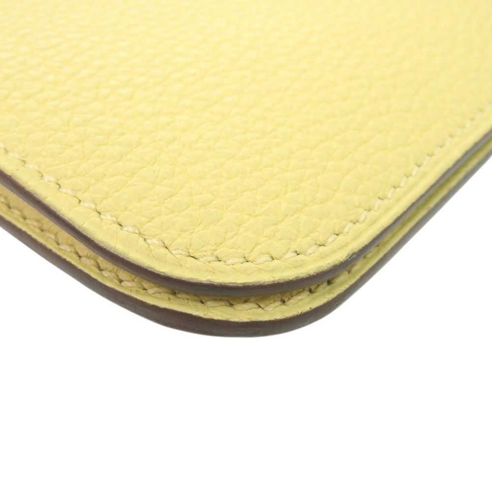 Hermes Dogon Long Wallet Togo Jaune Poussin — view 7