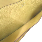 Hermes Dogon Long Wallet Togo Jaune Poussin — view 5