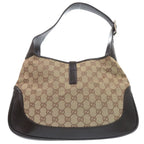 Gucci Jack Line Shoulder Bag 001 GG Canvas Leather Beige — view 2