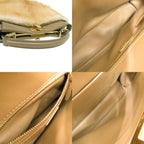 Fendi Peekaboo Mini 2-Way Handbag Mink Leather Beige — view 6