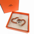 Hermes Coeur du Faubourg Earrings Voswift Palladium Gold — view 2