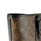 Louis Vuitton Shoulder Bag Monogram Macassar Weekend Tote PM — view 7