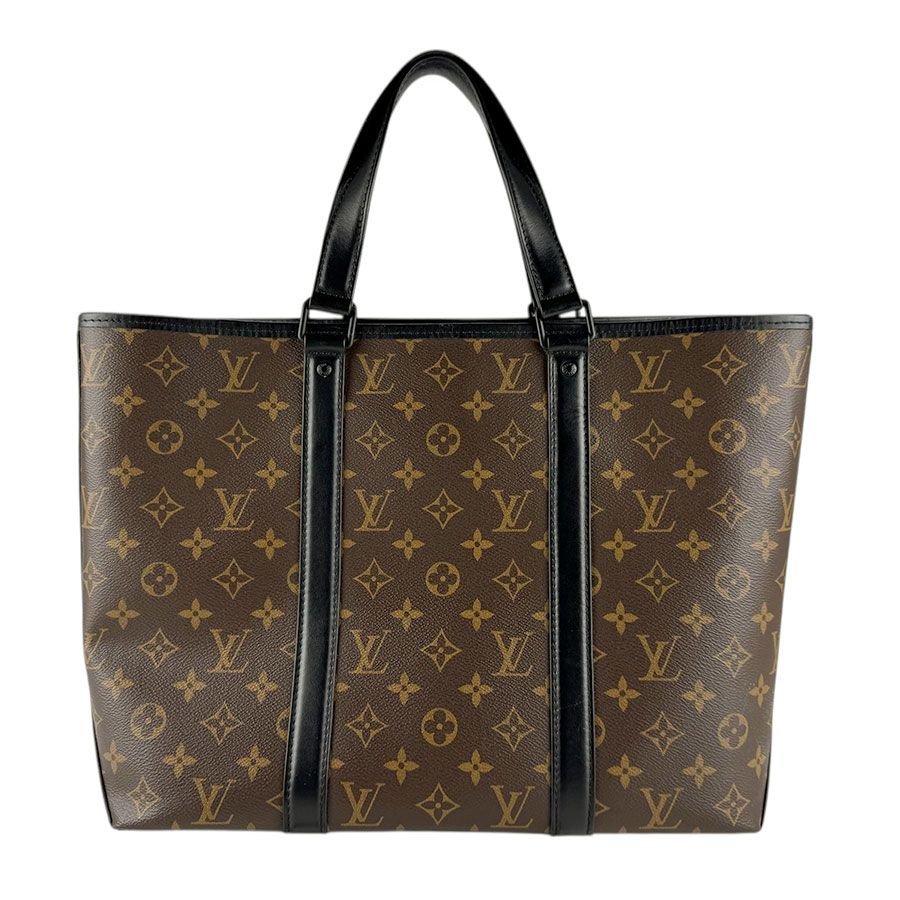 Louis Vuitton Shoulder Bag Monogram Macassar Weekend Tote PM — view 3