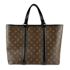 Louis Vuitton Shoulder Bag Monogram Macassar Weekend Tote PM — view 3