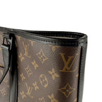 Louis Vuitton Shoulder Bag Monogram Macassar Weekend Tote PM — view 8