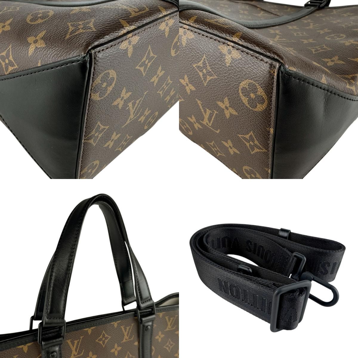 Louis Vuitton Shoulder Bag Monogram Macassar Weekend Tote PM — view 9
