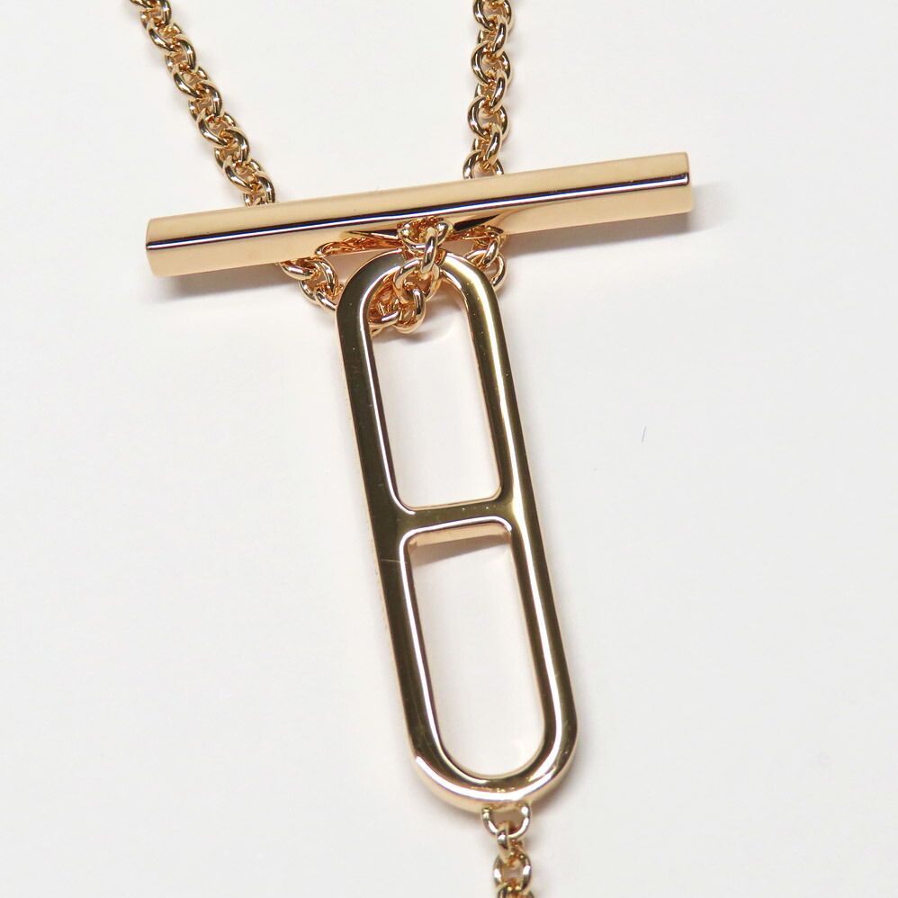 Hermes Necklace Eva Chaine D'ancre ST 18K Pink Gold — view 4