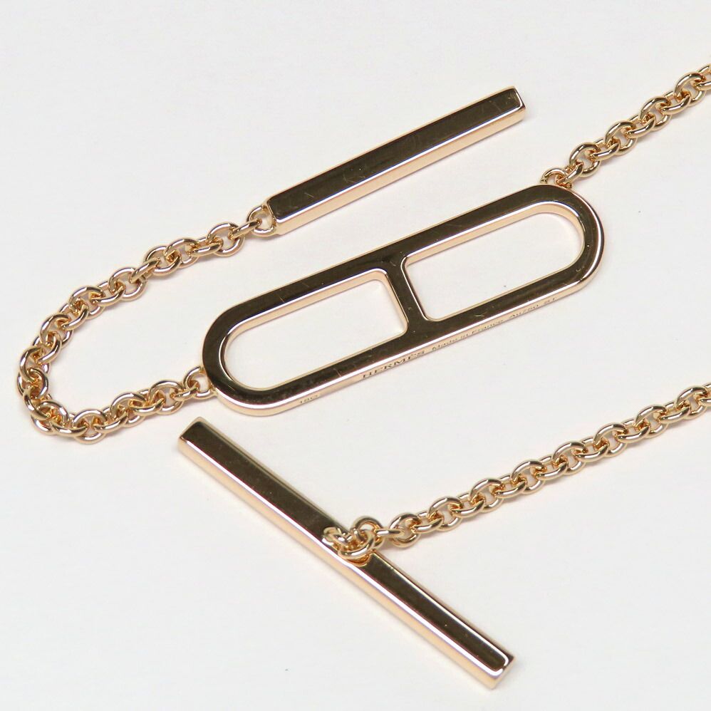 Hermes Necklace Eva Chaine D'ancre ST 18K Pink Gold — view 5