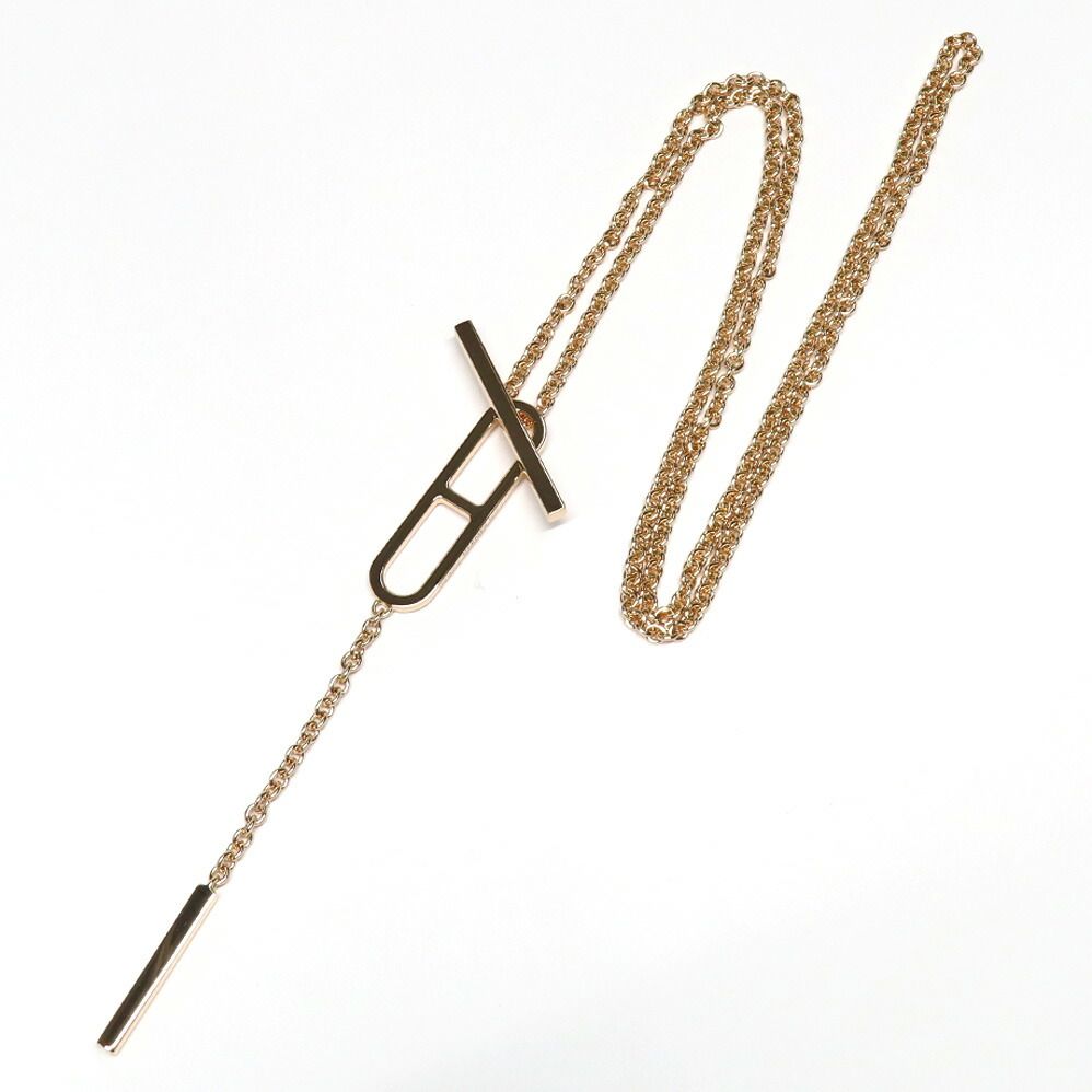 Hermes Necklace Eva Chaine D'ancre ST 18K Pink Gold — view 9